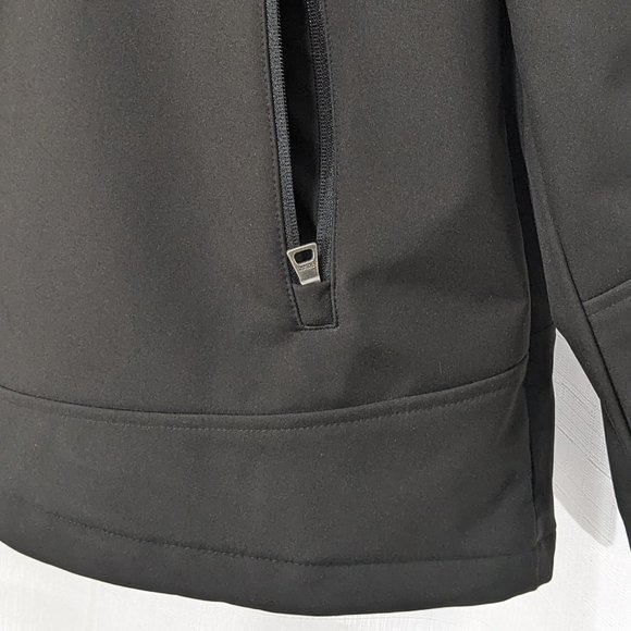 Guess Jacket Men's BlackFull Zip Microfiber Lined With Hoode Raincoats Sz XXL - Picture 5 of 13